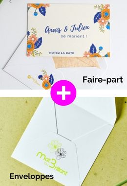 Faire part et enveloppes